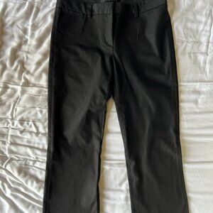 Theory Black Kick Crop Pants Size 2